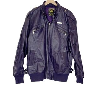 live mechanics leather jacket